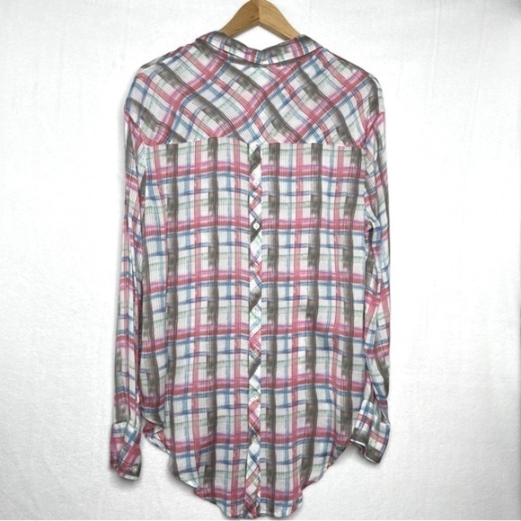Free People No Limits Plaid Button down Shirt - Picture 8 of 13